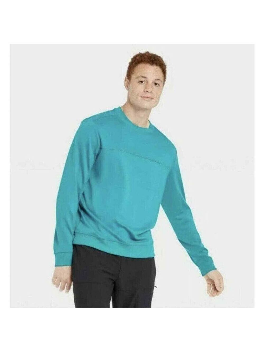 All In Motion Mens XXL Turquoise Quick Dry Sweatshirt